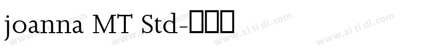 joanna MT Std字体转换